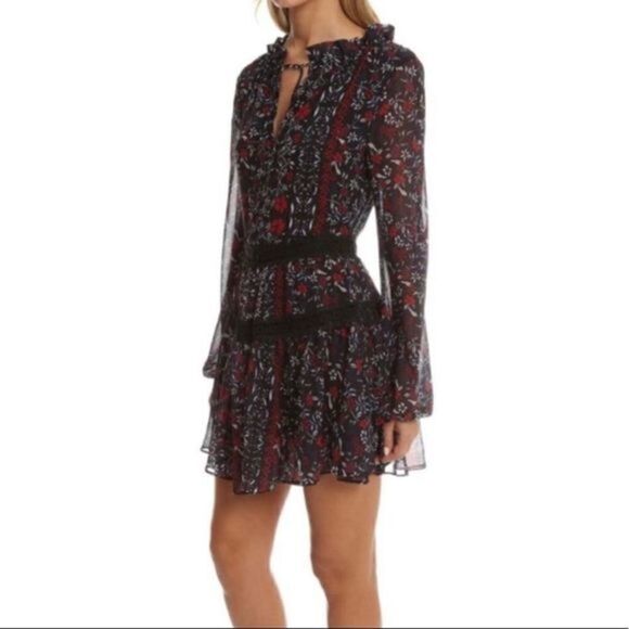 #152 NICHOLAS Ditsy floral ruffle dress - Picture 1 of 8